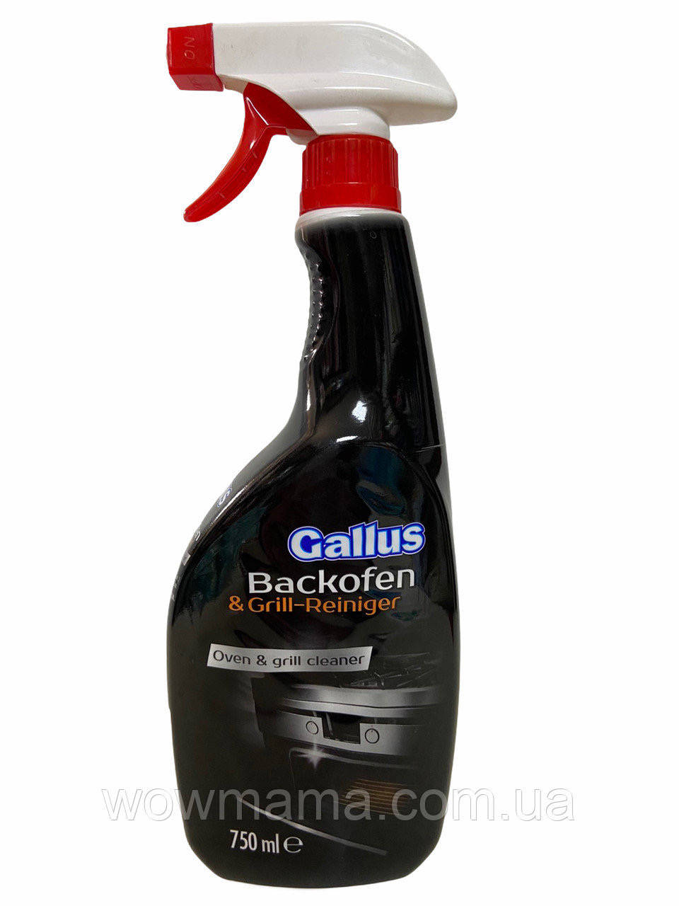 

Спрей для чищення грилю Gallus Backofen & Grill-Reiniger 750 мл 4251415300667