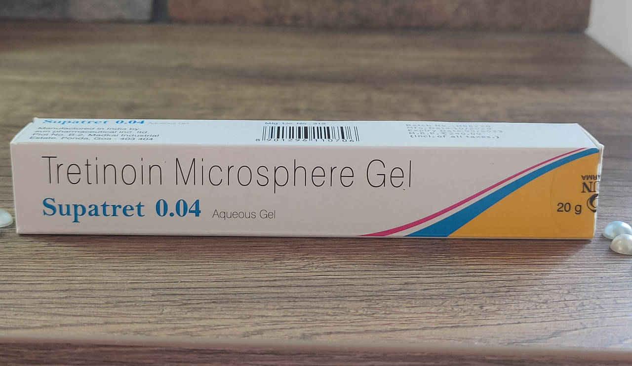 

Supatret gel Tretinoin Microsphere 0.04 % Супатрет 0.04% минимикросферы гель третиноин
