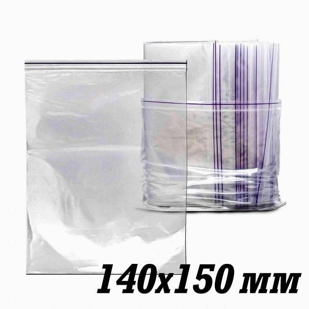 

Пакет с замком Zip-Lock, 140х150 мм