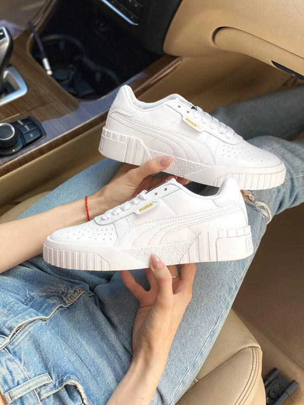 

Женские кроссовки Puma Cali White белые (36-41) 37, Белый