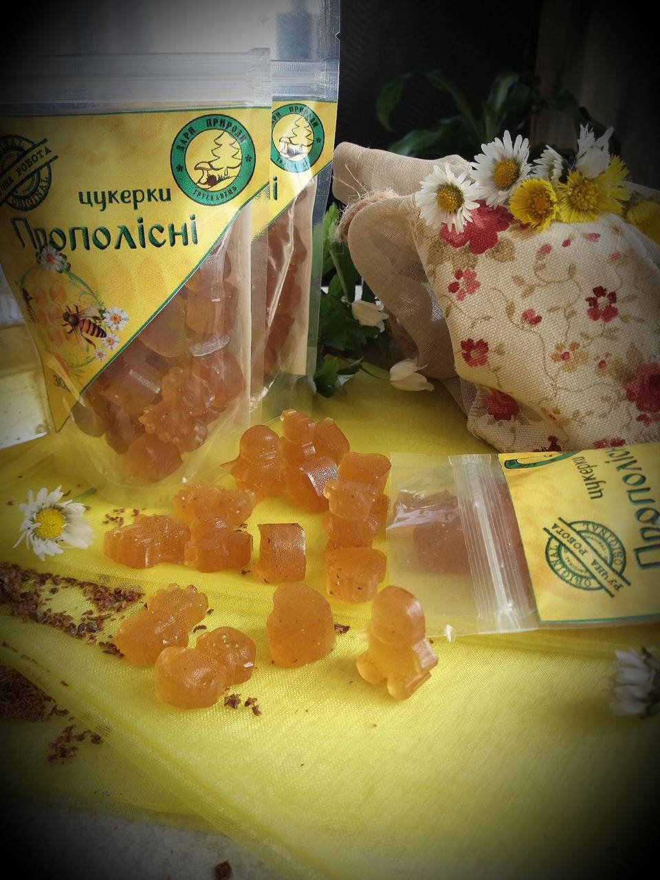 

Прополисные конфеты