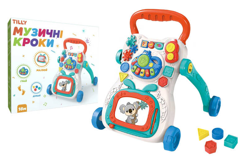 

Каталка ходунки "Первые шаги" игровой центр музыка, свет, UA668-133