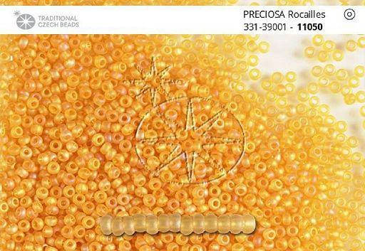 

33119/11050/13 Золотой радужный прозрачный. Ювелирный бисер Preciosa. 1грамм