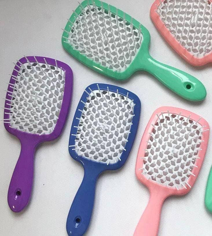 

Массажная щётка для волос SUPERBRUSH Janeke 4 цвета без коробки мята