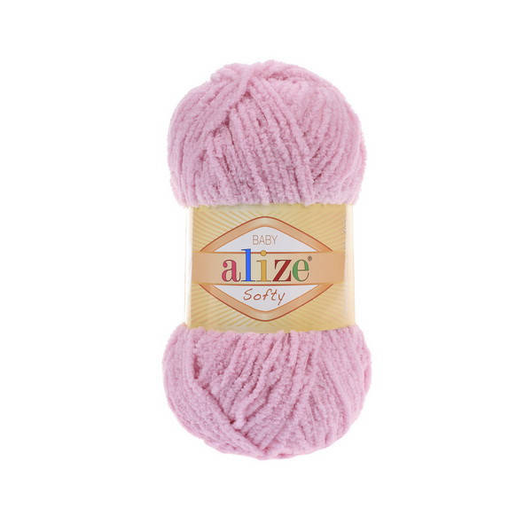 

98 Пряжа Alize Softy розовый