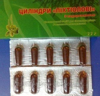 

Свечи Пихтиоловые с Подорожником 10шт