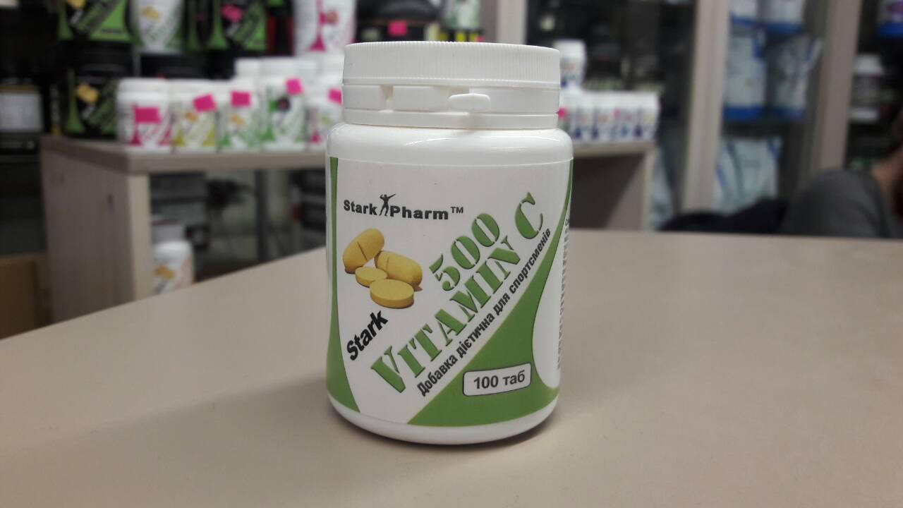 

Stark Vitamin C 500 мг 100 таб. (аскорбиновая кислота, витамин С) Stark Pharm