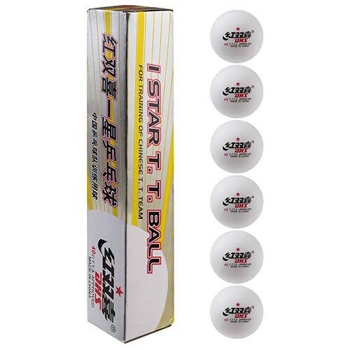 

Шарики для настольного тенниса DHS, 6 шт