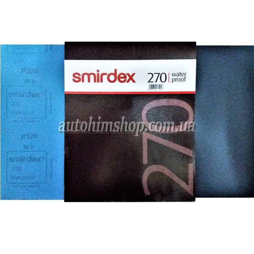 

Smirdex 270 Лист P320 абразивный водостойкий 28×23 см