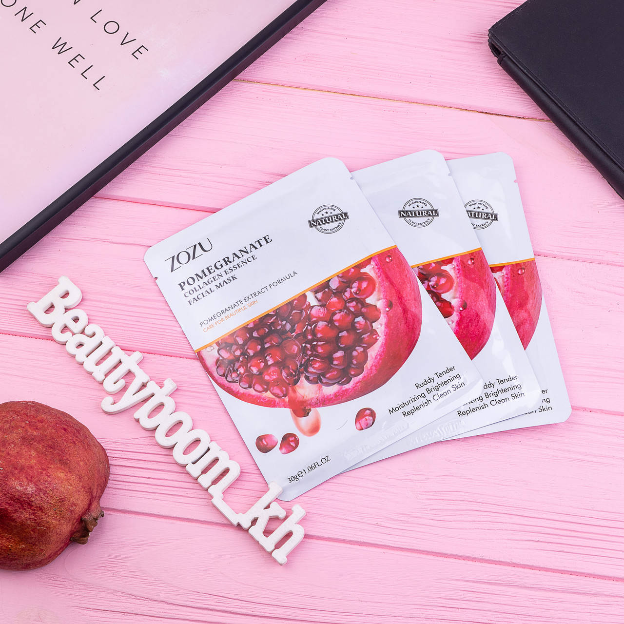 

Тканевая маска для лица с экстрактом граната Zozu