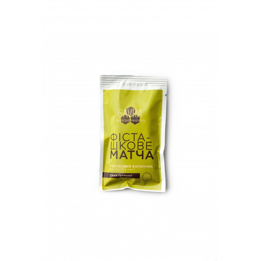 

Батончик Gavra фисташковое матча, 40г