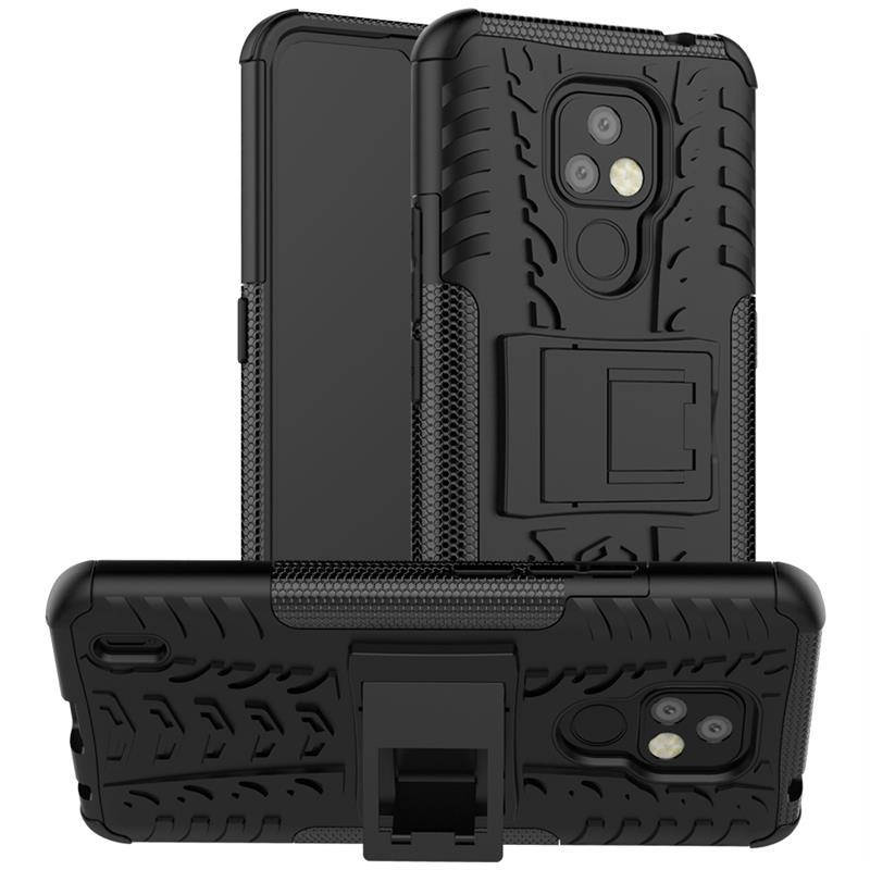 

Защитный чехол Motorola E7 Plus (бронированный бампер) (Моторола Е7 Плюс), Черный