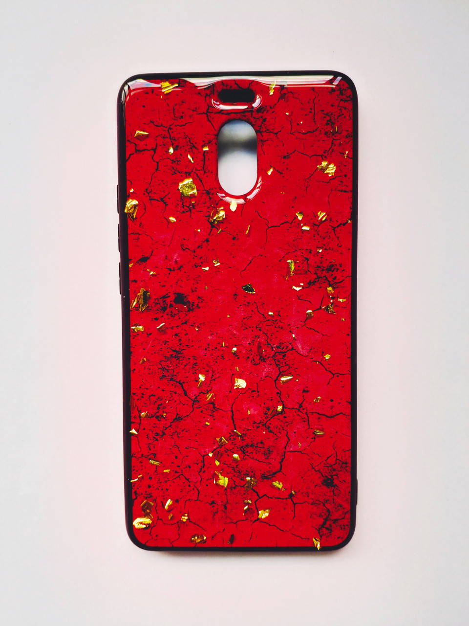 

Чехол Luxury для Meizu M6 Mote Мраморный Red, Красный