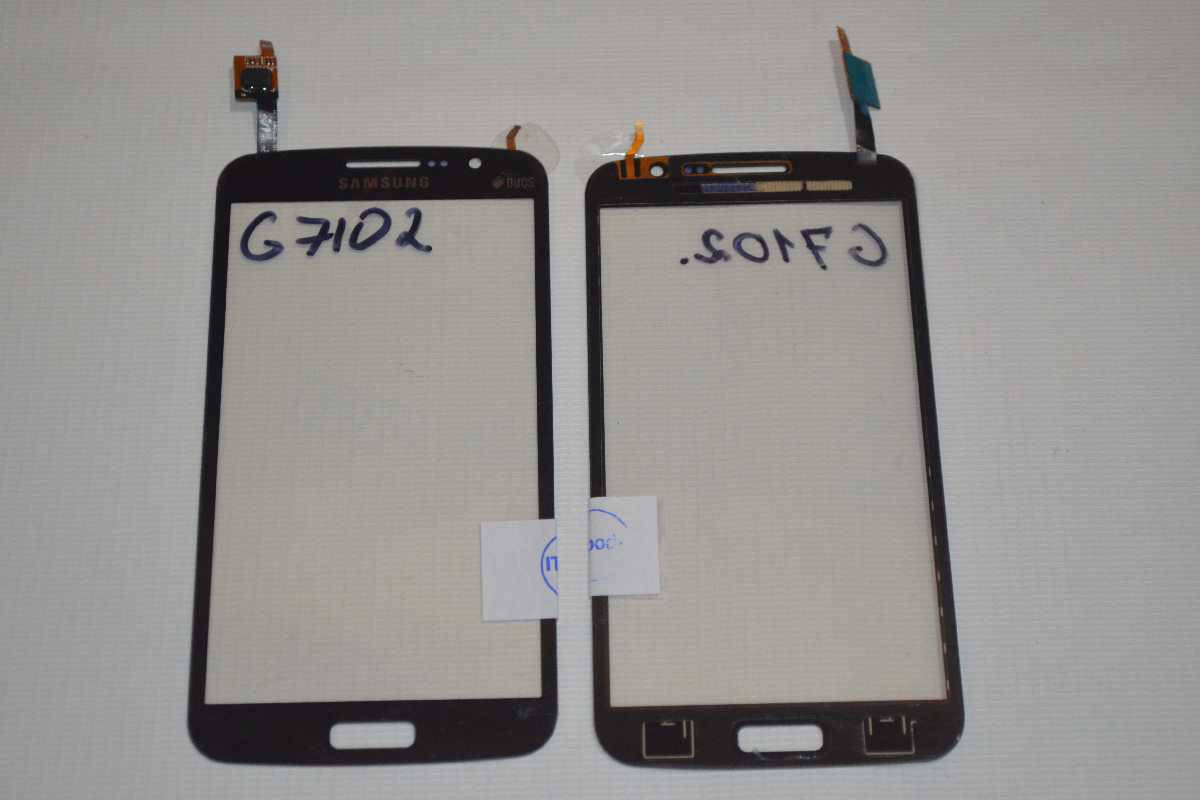 

Оригинальный тачскрин / сенсор (сенсорное стекло) Samsung Galaxy Grand 2 G7102 G7105 G7106 (черный самоклейка)