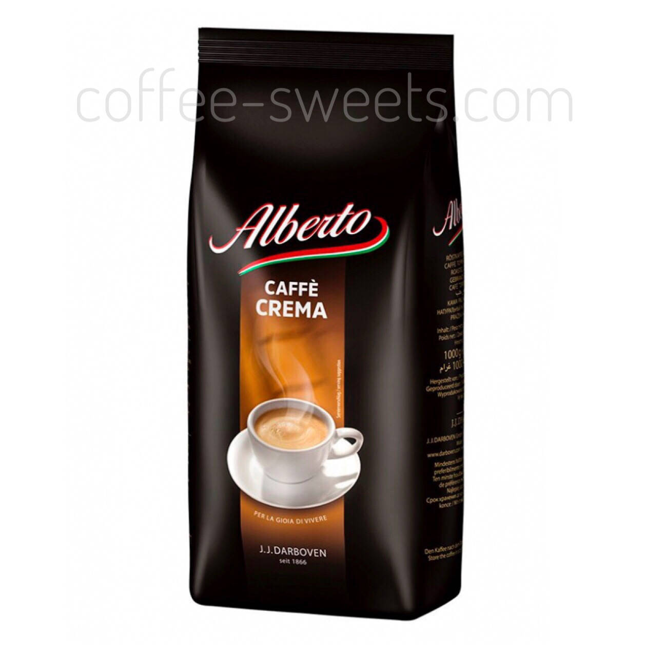 

Кофе зерновой J.J. Darboven Alberto Crema 1kg