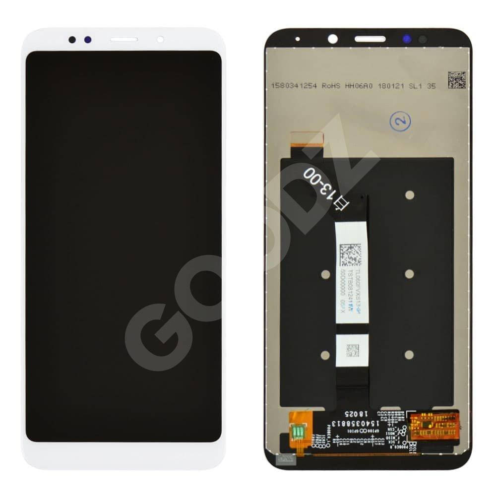 

Дисплей для Xiaomi Redmi 5 Plus с таскрином в сборе, цвет белый, оригинал с замененным стеклом