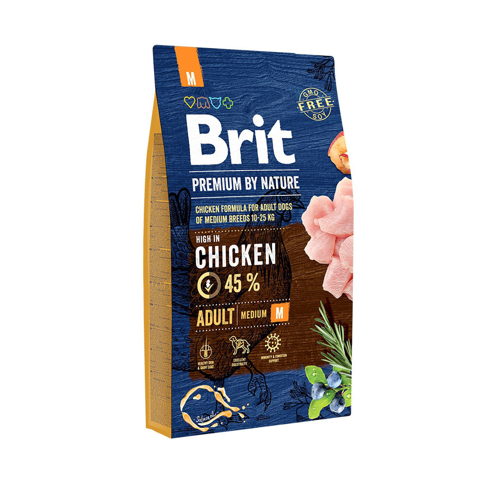 

Brit Premium by Nature Adult M корм для собак средних пород, 8кг