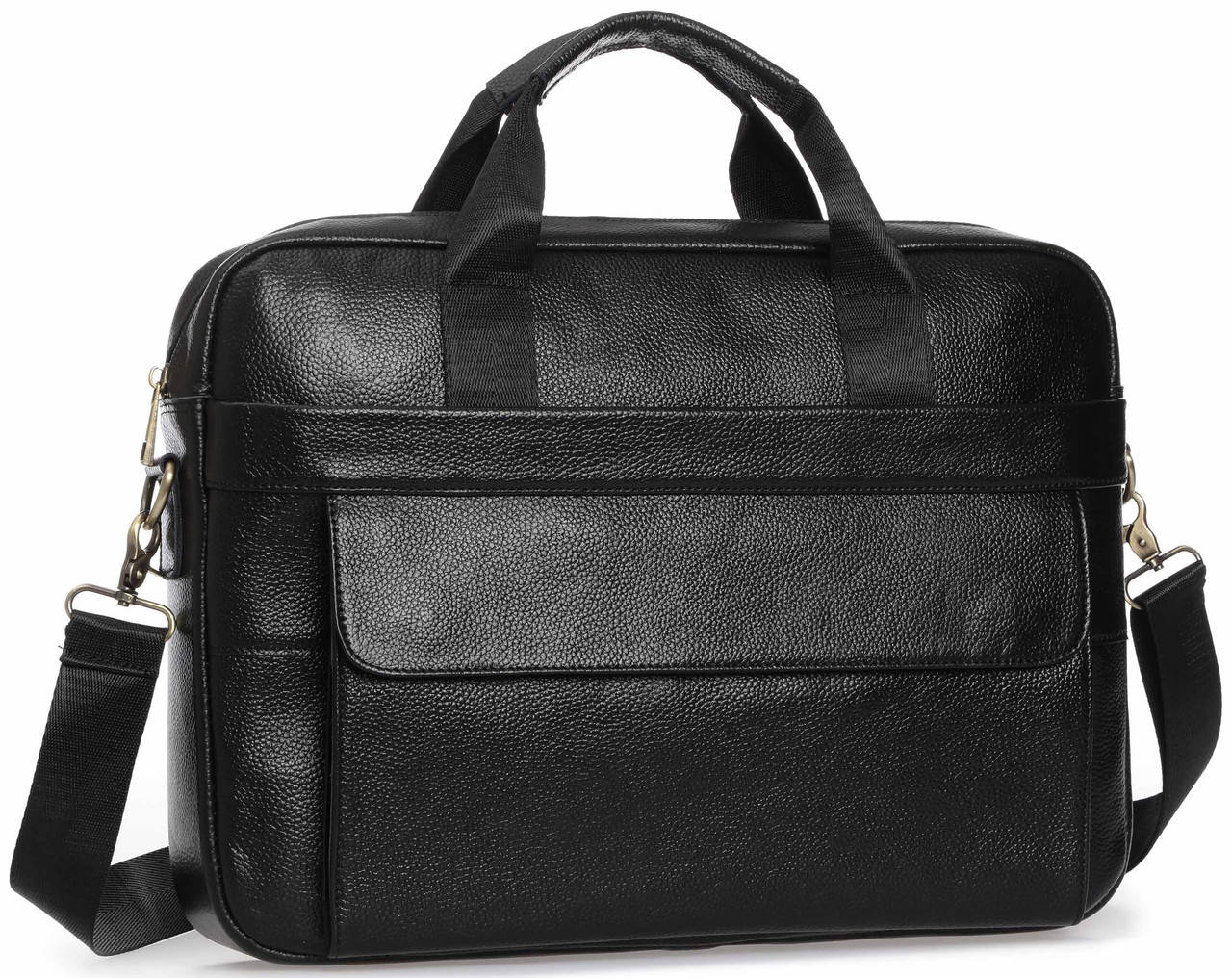 

Сумка-портфель мужская кожаная для документов Tiding Bag A25-1131A, Черный