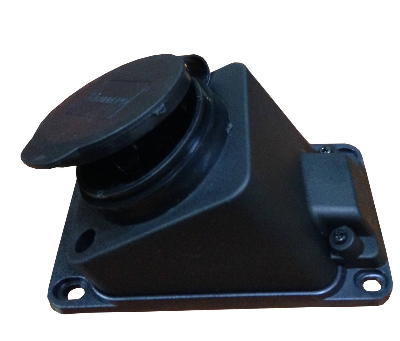 

Розетка похила з кришкою WATERPROOF з/з IP44 16A (каучук) ЧОРНА (BLACK) ARCTIC (17944) ТМ LUMANO