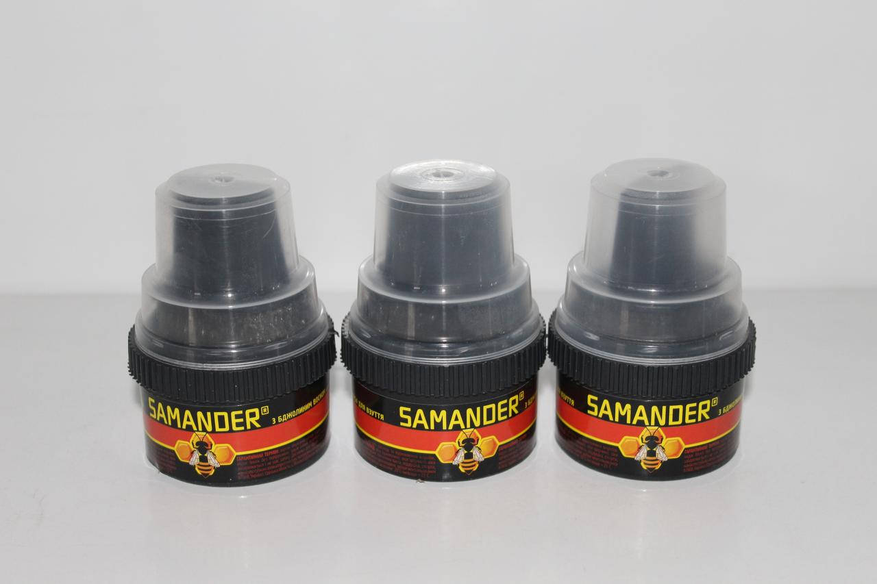 

Крем-краска для обуви "Samander" Черный 60 мл.