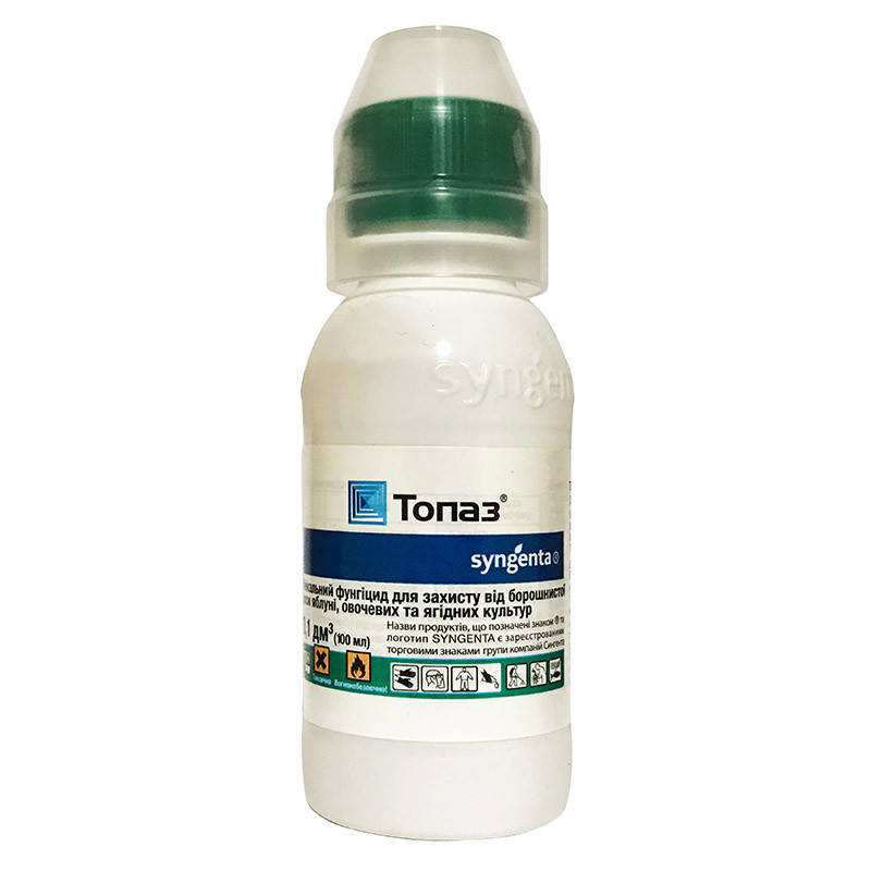 

Фунгицид "Топаз" для огурцов, яблони, ягодных культур, 100 мл, от Syngenta (оригинал)