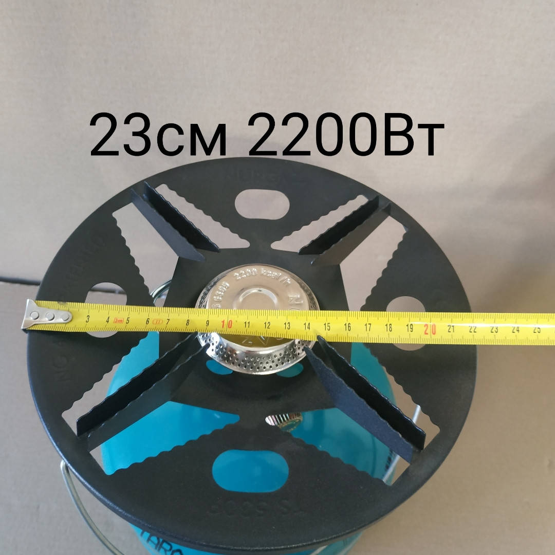 

Газовая горелка для польских (Евро) баллонов Nurgaz с антипригарным покрытием 2200 Вт