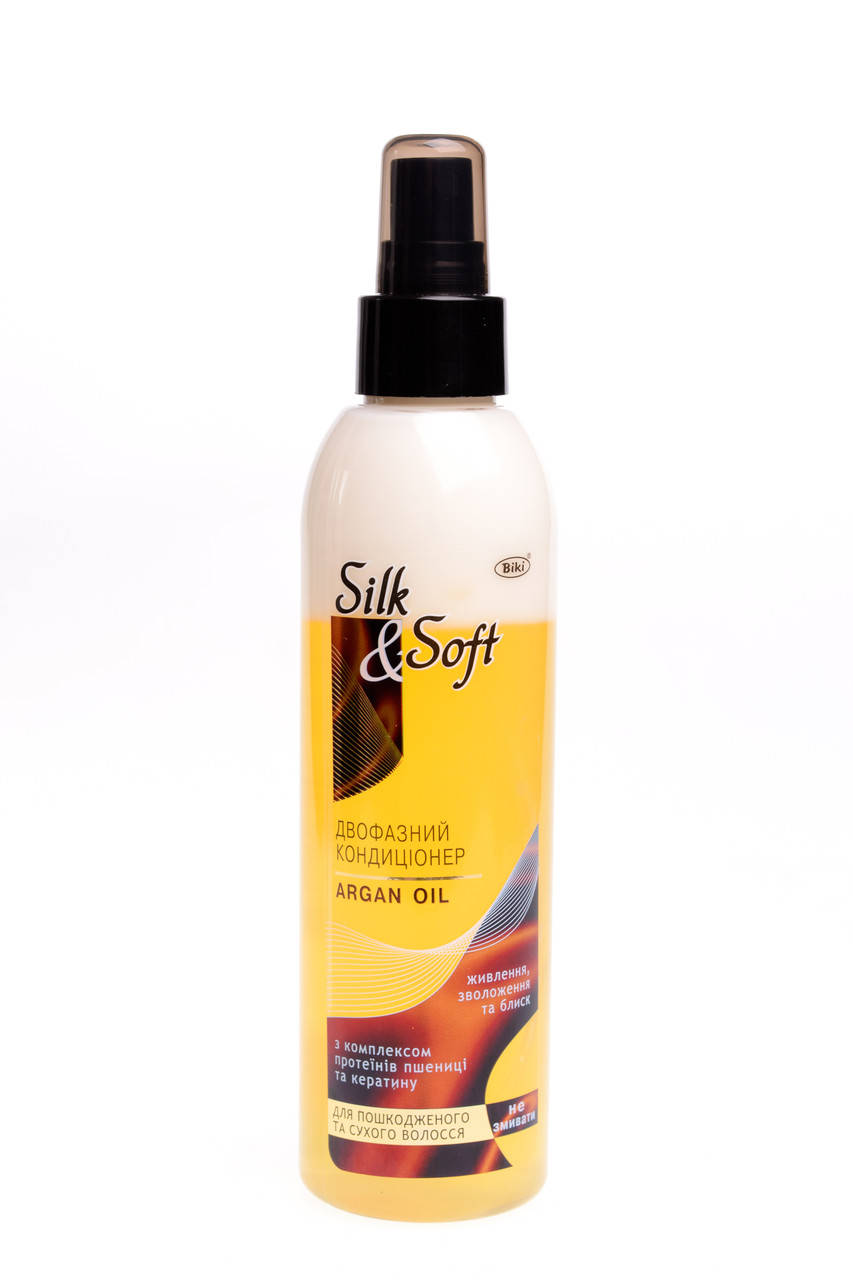 

Двухфазный кондиционер с маслом арганы Silk & Soft 200 мл