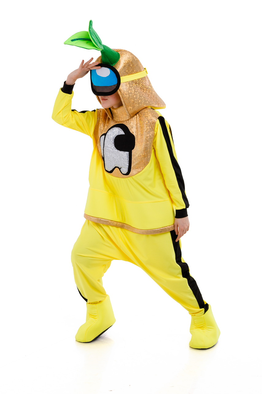 

Желтый AmongUs «Амонг Ас» карнавальный костюм для аниматоров