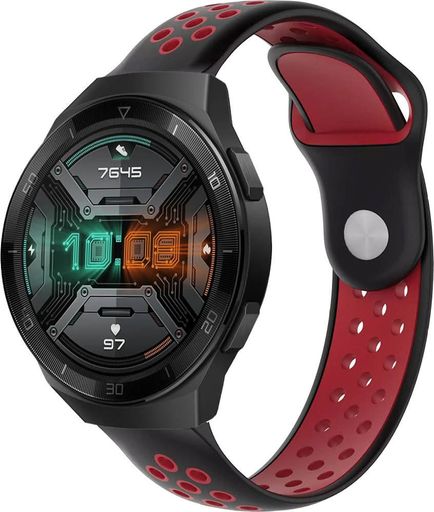 

Ремешок Sport для Huawei Watch GT2e 46mm (22 мм) Черно-красный