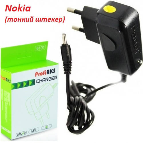 

Зарядное устройство Nokia AC4e AC-4e 2мм (тонкий штекер)