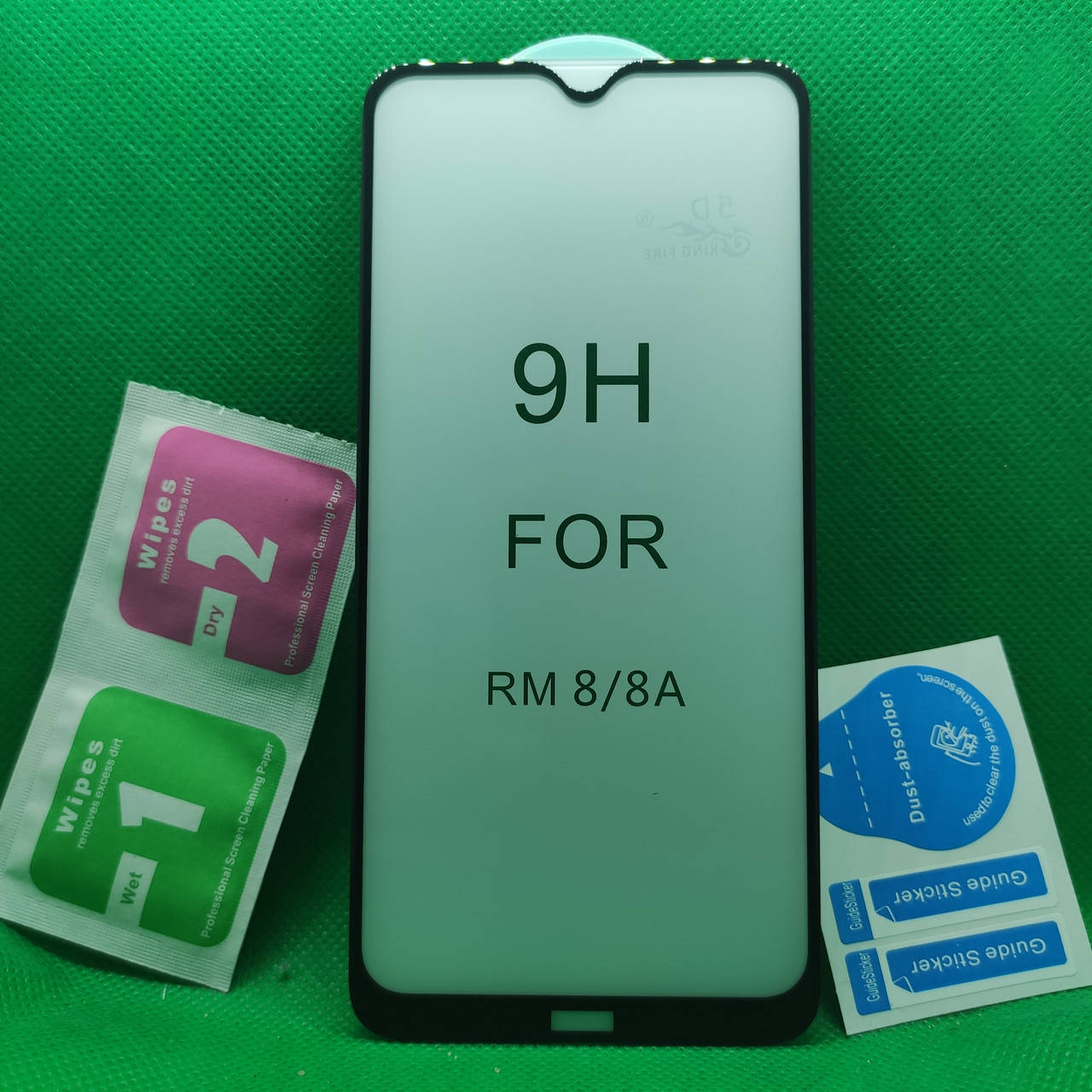 

Изогнутое защитное стекло для Xiaomi Redmi 8A 5D 9H на весь экран телефона Черный