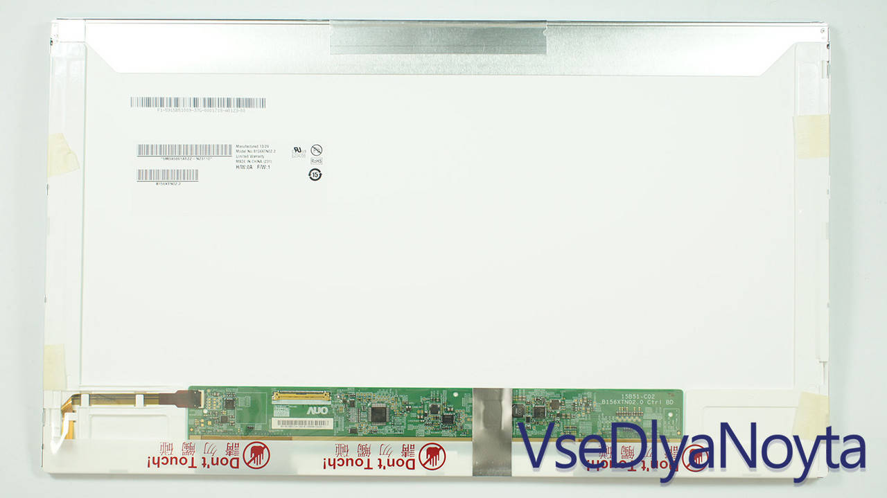 

Матрица B156XTN02.2 LTN156AT05-H01 LTN156AT14-F01 LTN156AT22-N01 LTN156AT05-30 LTN156AT05-301 LTN156AT09-H02