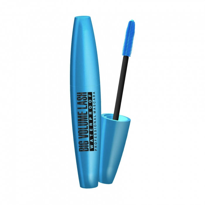 

Тушь для ресниц Eveline Cosmetics Big Volume Lash Waterproof Водостойкая, черная, 9 мл