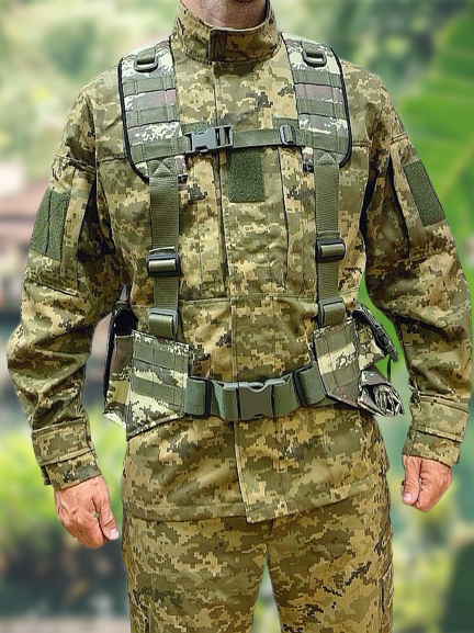 

РПС ремень-плечевая система разгрузочный военный тактический жилет ремень разгрузка пояс