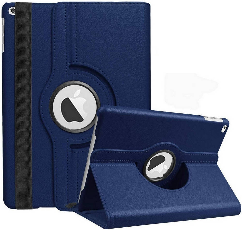 

Кожаный чехол iPad Air 2019 10.5 Circle Dark Blue (Айпад Аир 3), Синий