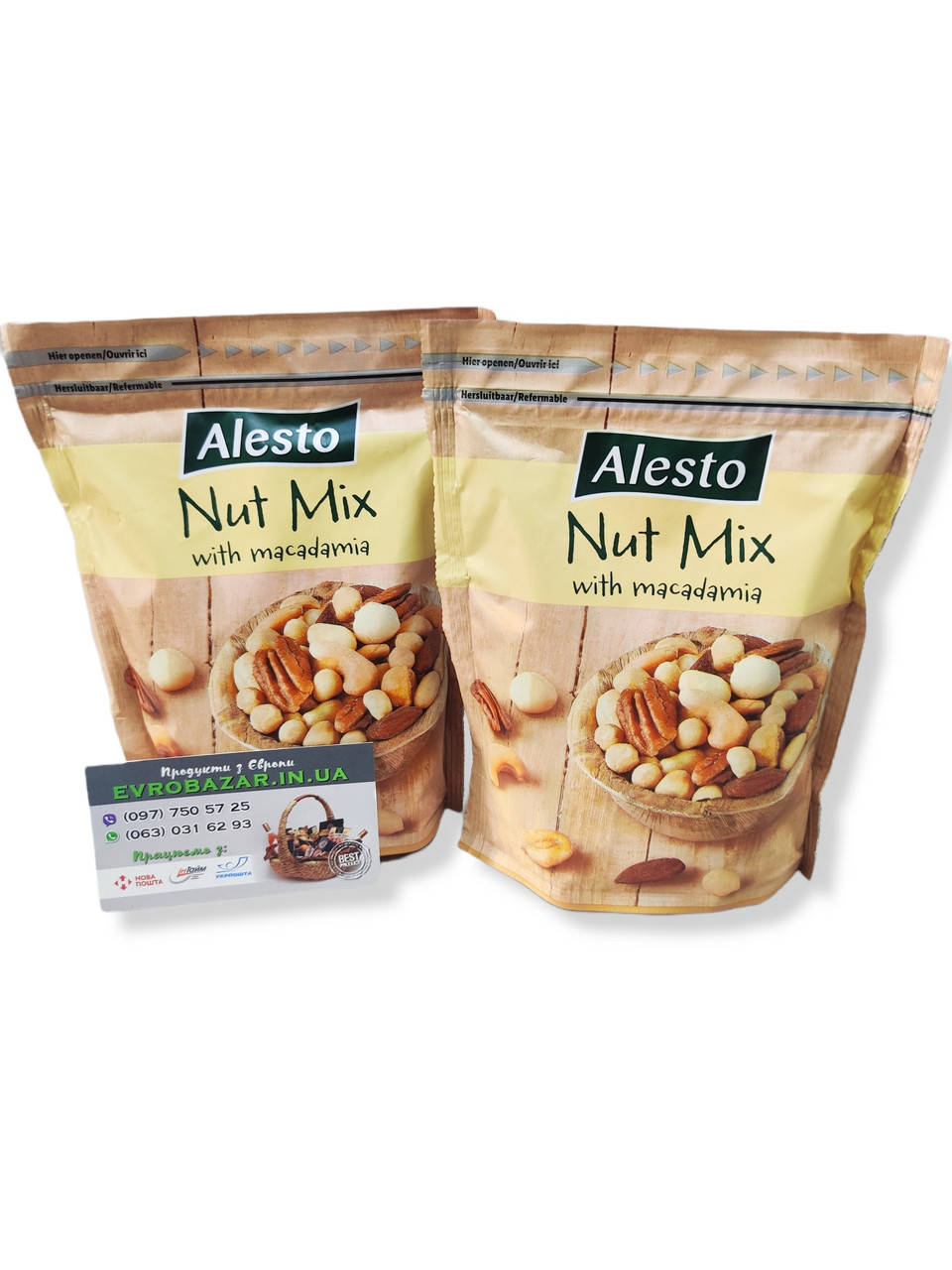 

Мікс горіхів Alesto Macadamia Mix (горіх пекан, горіх макадамія, мигдаль, кешю) 200 г.