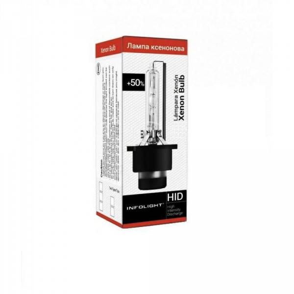 

Ксеноновая лампа D2S Infolight +50% 5000K