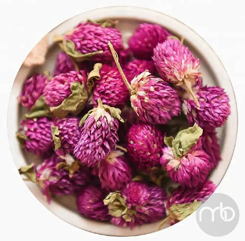 

Чайные цветы Китайский красный цветочный чай Гомфрена Шаровидная Амарант Махмали Вадамалли Qian Ri Hong 50 г