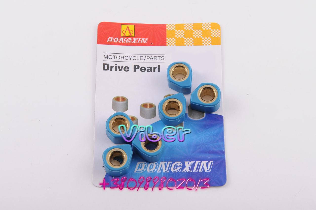 

Ролики вариатора (тюнинг) 4T GY6 125/150 18*14 13,5г (голубые) DONGXIN, компл.