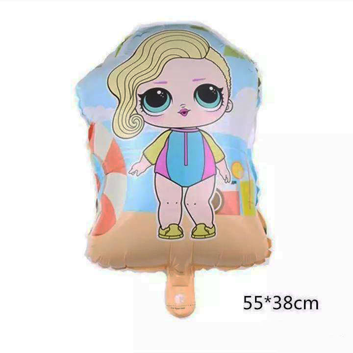

Фольгированный шарик LOL серфингистка 50*38 см