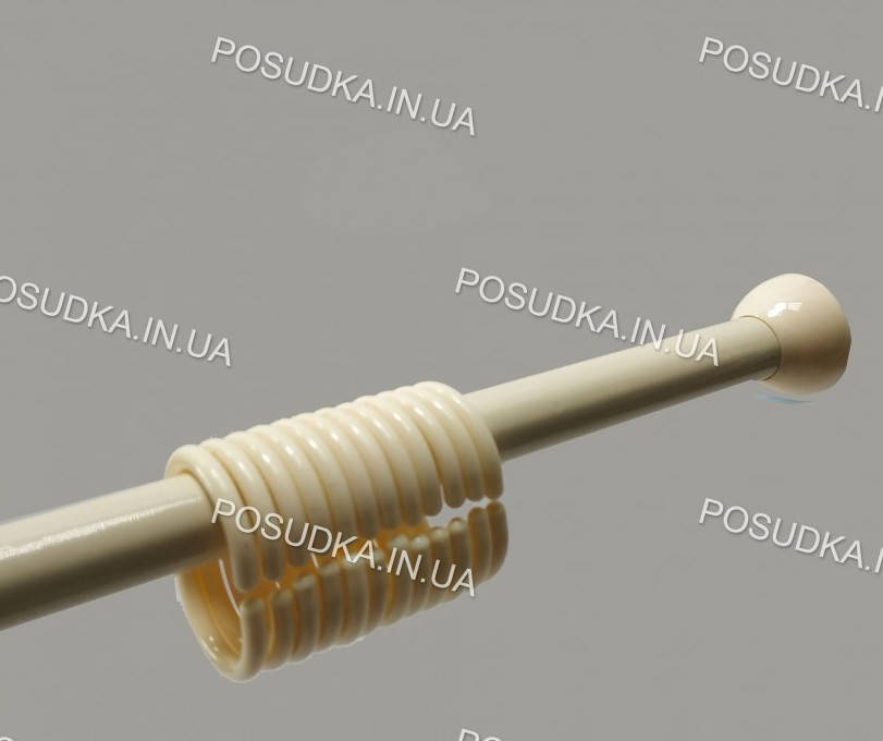 

Карниз для ванной телескопический 115-220 см металлический Dogus БЕЖЕВЫЙ