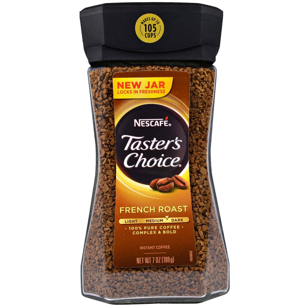 

Nescaf, Tasters Choice Тестер Чойс, растворимый кофе, французской обжарки(198 грамм)