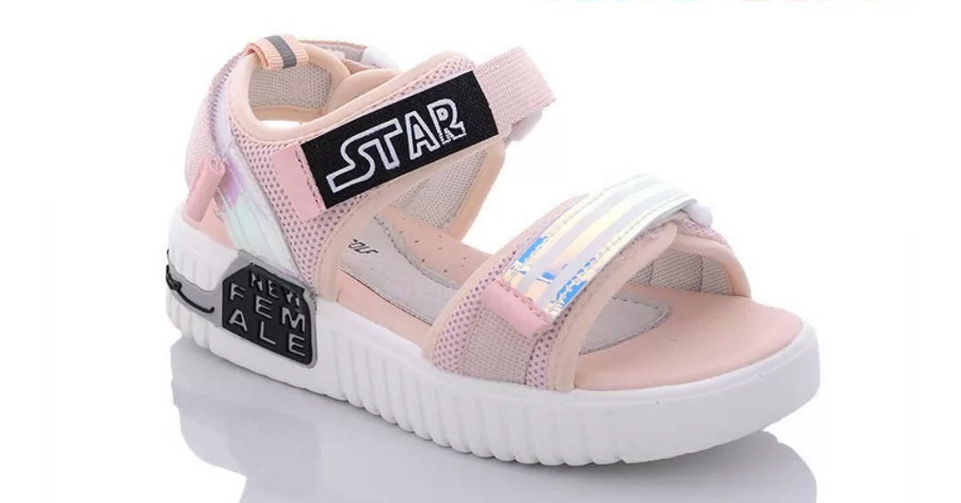 

Детские босоножки, сандали/сандалии розовые для девочек р.31-37, Розовый