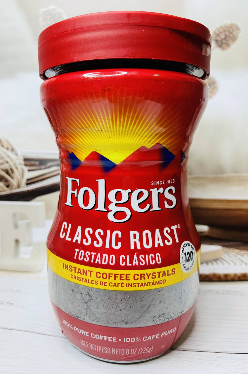 

Кристалізована розчинна кава Folgers Classic Roast