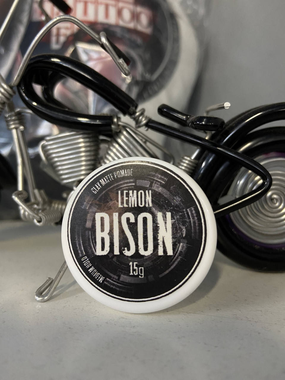 

Помада для волос матовая BISON Clay Matte Pomade Lemon 100 ml 15