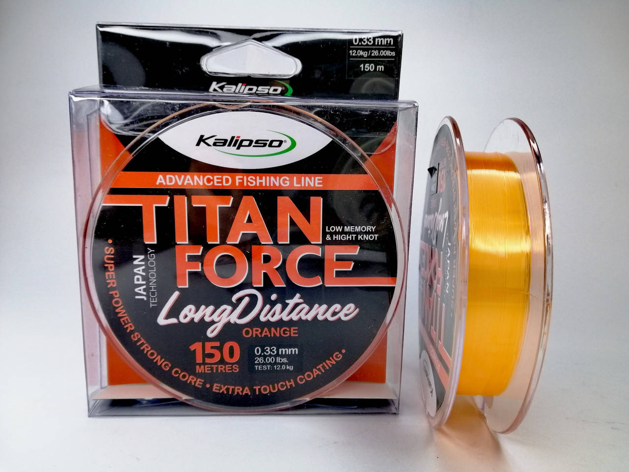 

Леска Kalipso Titan Force Long Distance OR 150м 0.33мм, Оранжевый