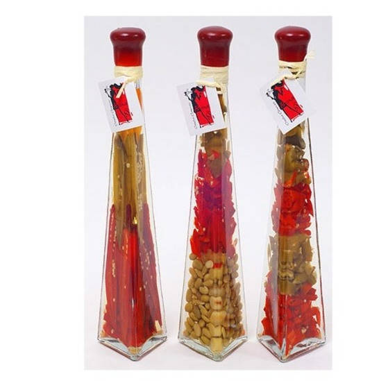 

Декоративная бутылка с овощами 32,3см