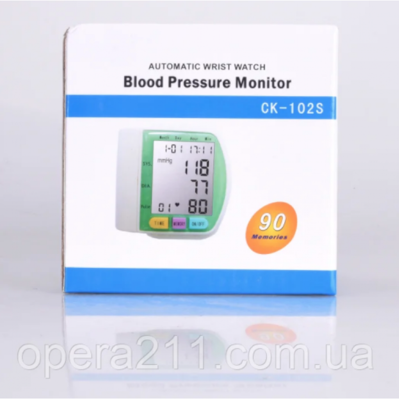 

Танометр автоматический на запястье Blood Pressure Monitor СК-102S / ART-0047 (100шт)