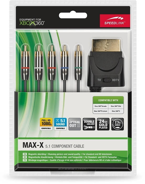 

Компонентный кабель Speedlink Max - X 5.1 с оптическим выходом