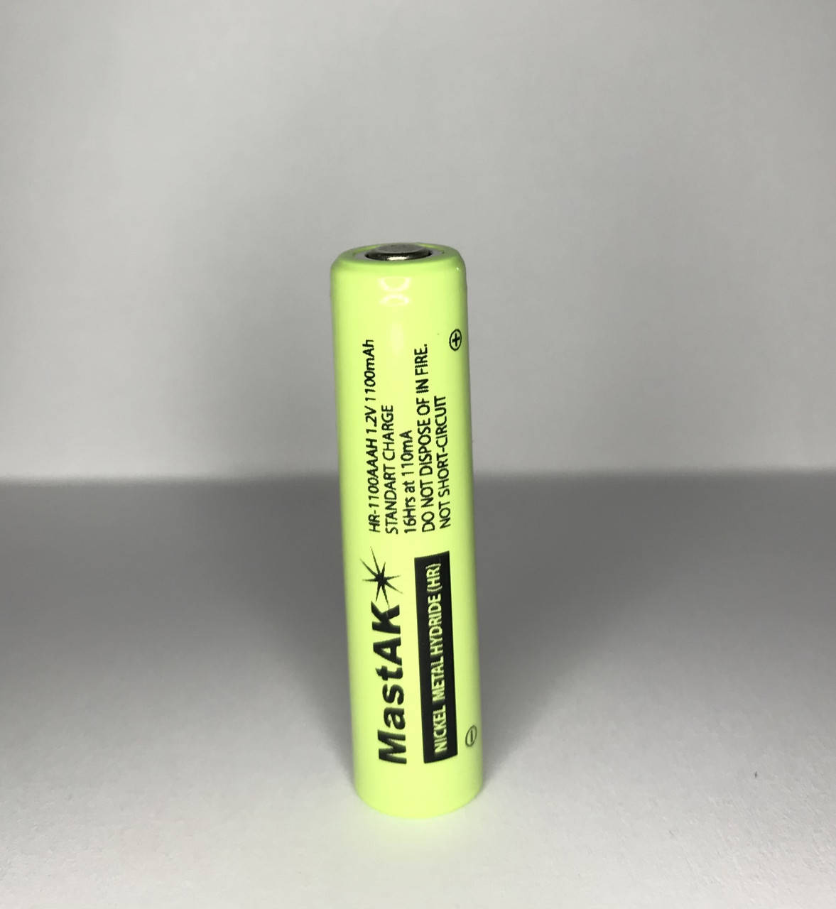 

Аккумулятор технический 1100 AAA (1,2V 1100mAh MH) Mastak